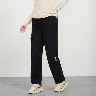 UGIZ2024年冬季 韩版 纯色宽松大口袋休闲直筒卫裤 女UDPH913 新品
