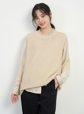 UGIZ2024年冬季新品韩版纯色休闲通勤套头无袖针织马甲女UDEH807