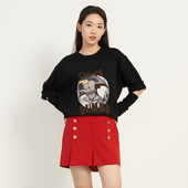 卡通可拆卸袖 UGIZ商场同款 套毛衣女UAWH807 韩版 女装 2024春季 新品