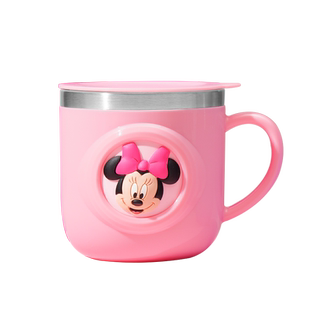 迪士尼儿童水杯家用女孩316不锈钢防摔男童2025新款带盖喝水口杯