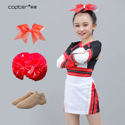 copter女款比赛服定制啦啦队儿童