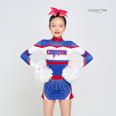 COPTER新款啦啦操比赛服花球服装技巧啦啦比赛服儿童表演队服预售