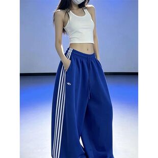 休闲运动服搭配一整套女性感短款背心杆条裤子潮牌两件套