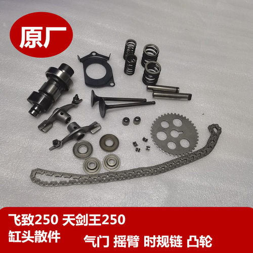 适用雅马哈250天剑王 飞致250 魔术师 气门 摇臂 凸轮 时规链正时