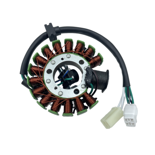 适用珠峰雅马哈ZF125T-7欧洲欧霸125马杰斯特YP125点火线圈磁电机