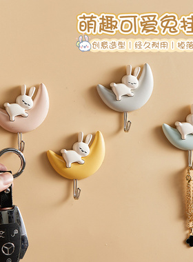 挂钩强力粘胶粘钩免打孔宿舍门后墙壁钩子厨房贴墙承重粘贴无痕钉