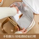 饭盒保温袋便当手提袋子加厚铝箔上班族小学生带饭专用防水午餐包