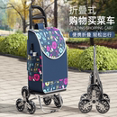 买菜小拉车家用爬楼拉货购物拉杆车折叠轻便老年人代步超市手推车