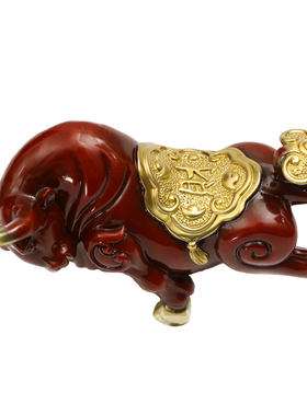 宽和扭转乾坤牛摆件华尔街牛办公室老板桌装饰工艺品公司开业礼品