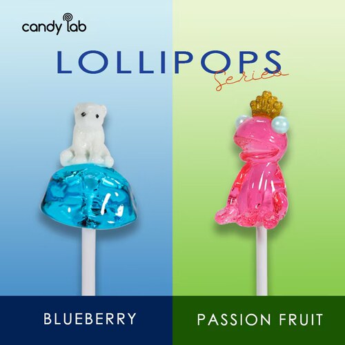 candylab手工创意水果味棒棒糖