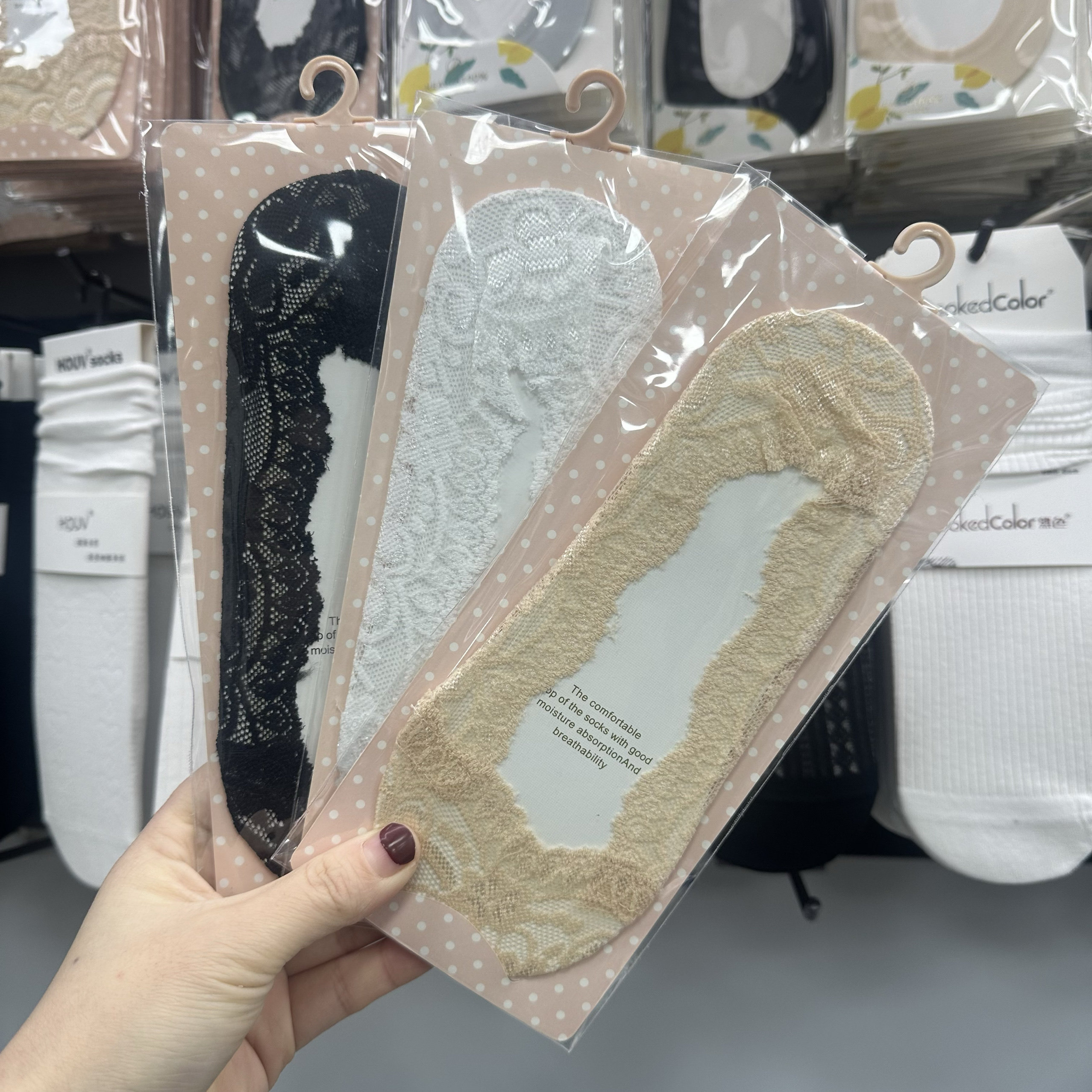 5双包邮康丽蕾丝棉底女浅口袜子短袜夏季薄款硅胶防滑冰丝隐形袜