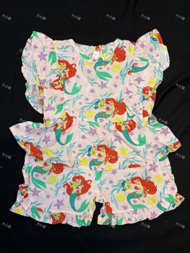 现货当天发日单新款futa美人鱼人棉舒服公主套装80-95