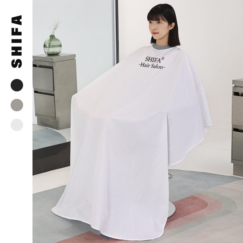 高档理发围布发廊专用诗发硅胶领