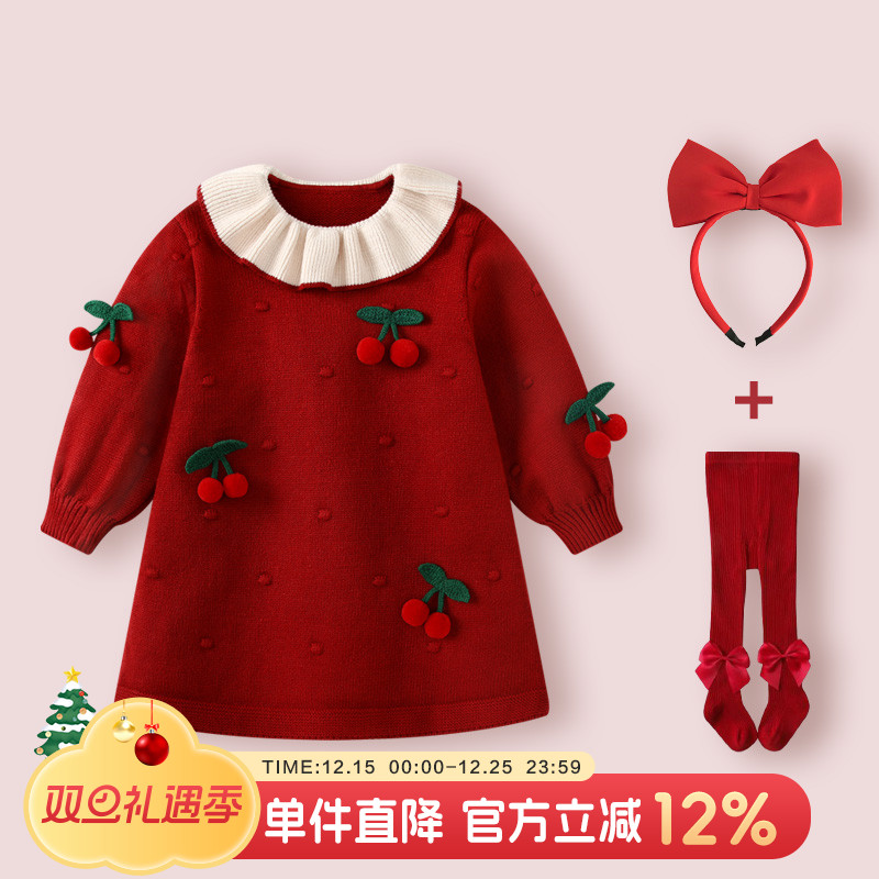 女童连衣裙女宝宝周岁礼服裙子