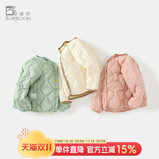 婴儿秋冬衣服2025新款 洋气百搭男女宝宝保暖上衣儿童轻薄羽绒内胆