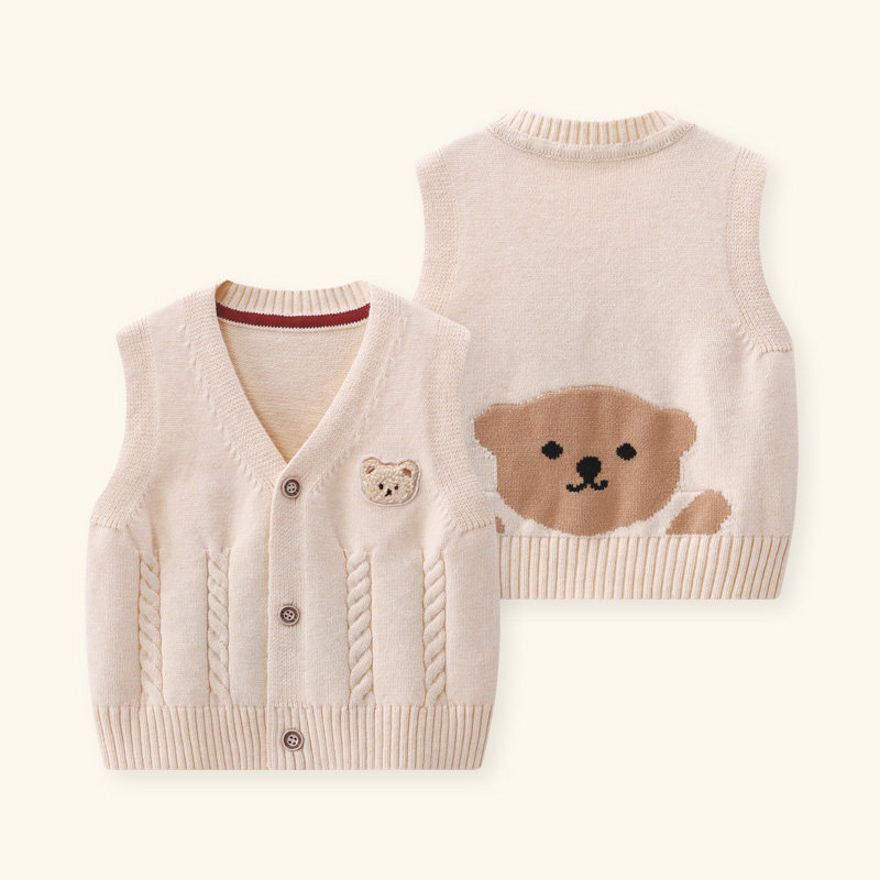 婴儿马甲春秋外穿男宝宝背心儿男童儿童春季外套马夹坎肩外搭衣服