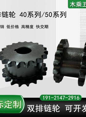 双驱链轮 VLR11-50-12齿-21齿定作齿轮SP50SD用两根单链条串联