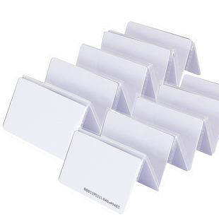 会员卡印刷定制普通白卡复旦白卡非接触式感应IC卡芯片智能M1卡S50卡白卡ID卡TK41200EM卡考勤门禁卡