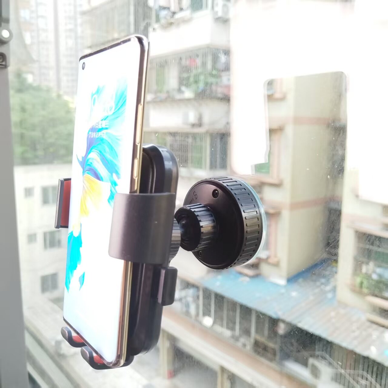 吸盘手机墙壁支架360度旋转真空吸附免打孔磁吸墙面夹子直播厨房浴室拍摄墙上壁挂式固定卫生间镜子2026新款