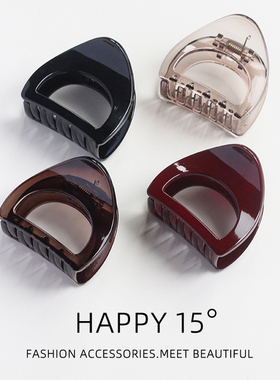 高品质2024新款加厚高马尾中号抓夹猫耳朵高级感盘头发抓鲨鱼夹女