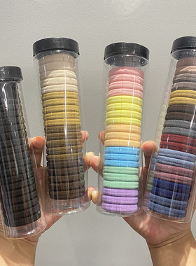 高弹力橡皮筋女扎头发头绳2024年新款高马尾发圈春天发绳皮套发饰