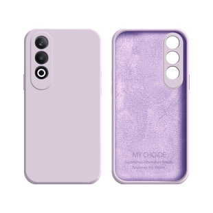 逸圣适用于OPPO K12Plus手机壳K12X新款K12液态硅胶K12s内衬植绒保护套镜头全包防摔男女简约纯色文艺风软壳