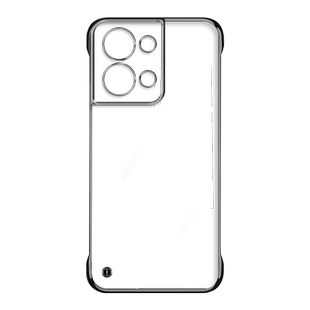 逸圣适用于OPPO Reno8Pro+手机壳无边框Reno8新款透明Reno8Pro电镀超薄PGBM10四角防摔PGAM10高级感不顶膜壳