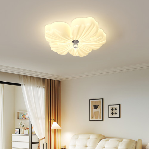 铭琢奶油法式中古卧室灯吸顶灯