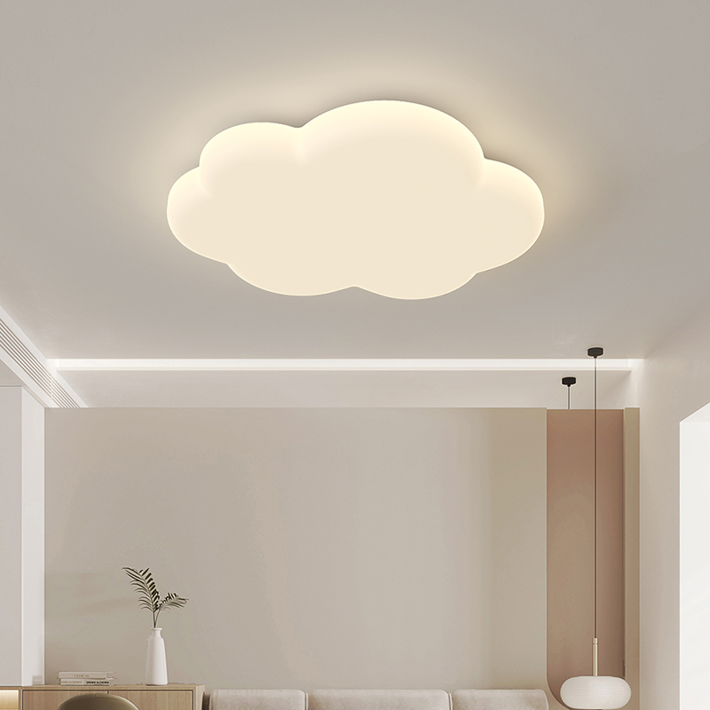 铭琢灯饰云朵儿童房卧室灯吸顶灯男女孩奶油风2025新款护眼灯简约