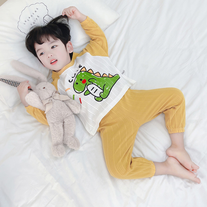 男童睡衣套装春秋2024新款儿童纯棉家居服男孩长袖两件套宝宝春装,童装/婴儿装/亲子装,家居服套装,淘宝优惠券,粉丝福利购,淘宝优惠卷