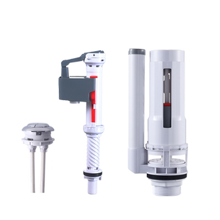 马桶蹲便器壁挂式冲水箱出水口配件老式分体马桶进水阀排水阀全套