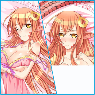 魔物娘的同居日常 米娅等身抱枕珊卓雷雅帕皮 拉克涅拉二次元枕套