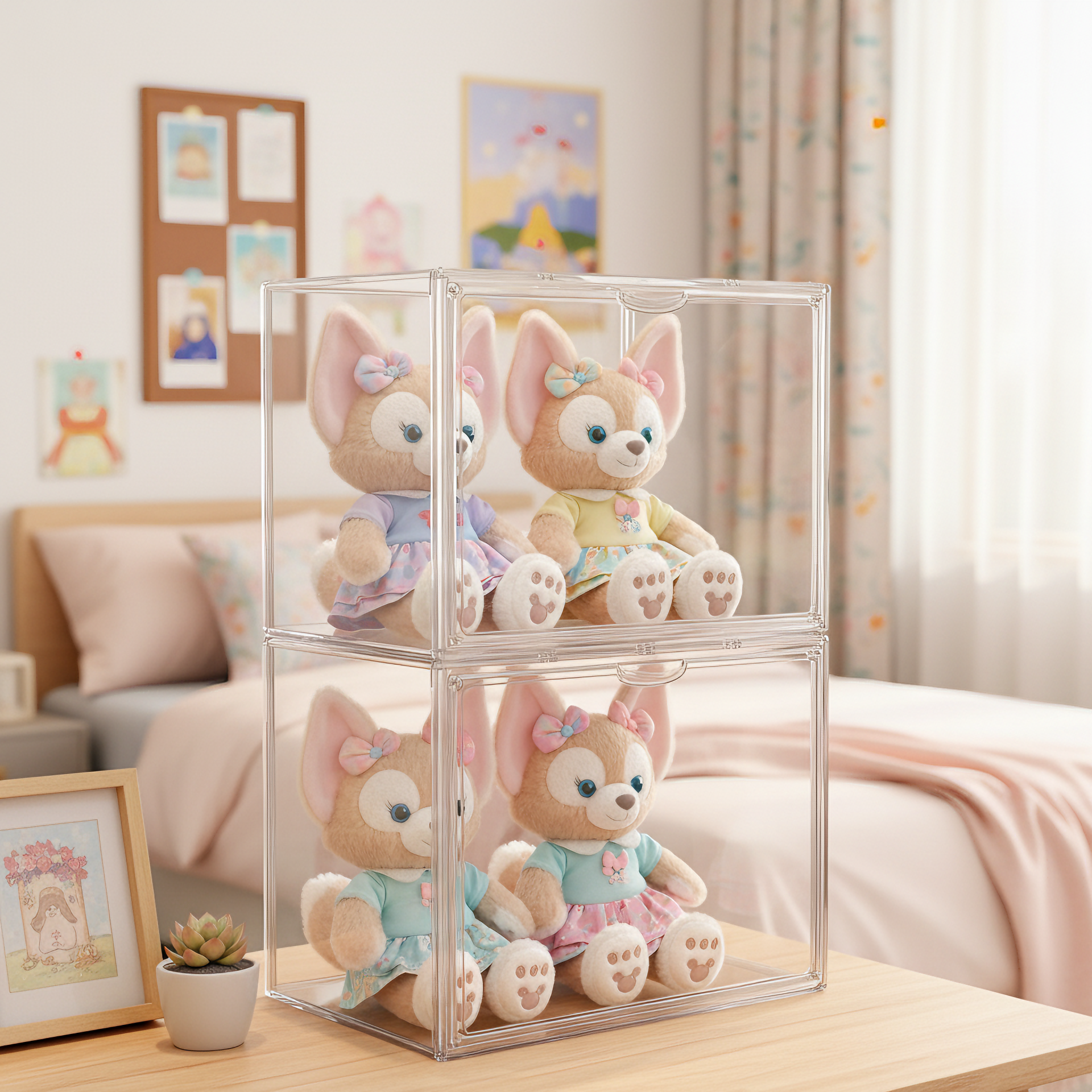 多种规格加厚手办收纳盒