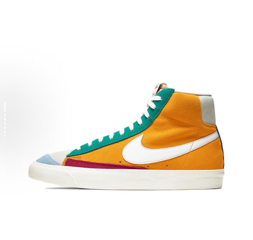 Nike Blazer 双面 阴阳 中帮 板鞋 红黄CI1167-600江苏CLY仓