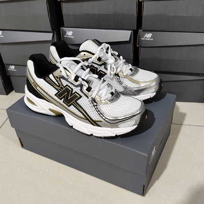 New Balance 740皮革舒适防滑耐磨低帮复古跑步鞋 男女鞋 U7407MK