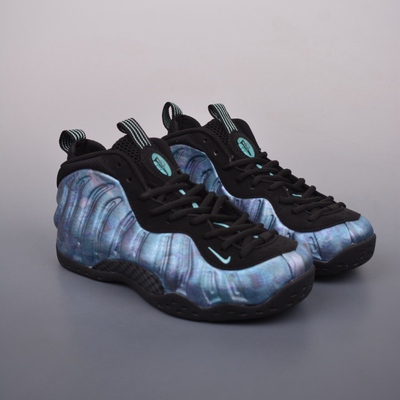 Nike Foamposite One abalone 篮球鞋 男女同款 幻彩蓝575420-009