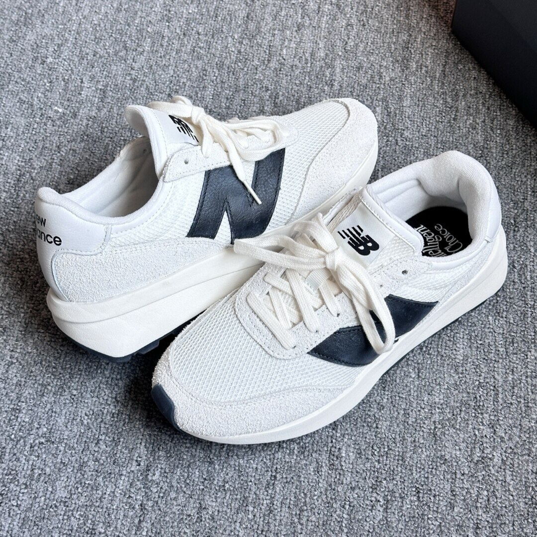 New Balance × niko and ... 370 跑步鞋 男女同款 灰白色U370NA