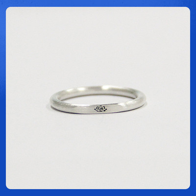 熊老三女足银原创设计戒指