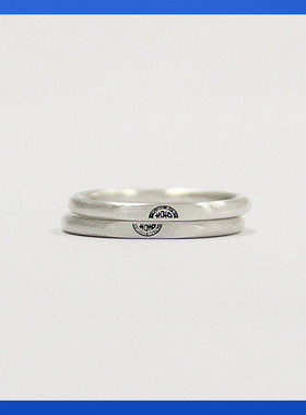 熊老三情侣足银甜美戒指