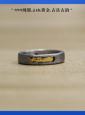 戒指熊老三纯银原创设计