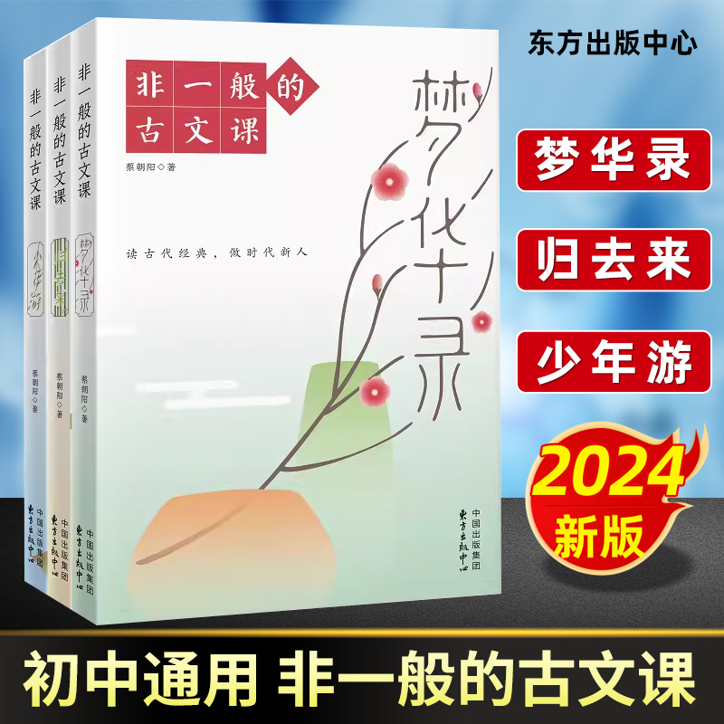 非一般的古文课梦华录归去来少年游 蔡朝阳著古代经典非一般的语文课阅读课古文课初一二三通用初中生七八九年级适用课外古文读物 书籍/杂志/报纸 中学教辅 原图主图