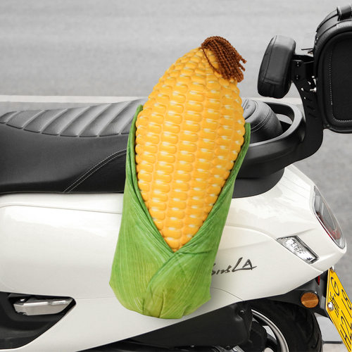 爱玛爱朵qb33电动车装饰品公仔卫士ab51车尾毛绒玩偶挂件配件摆件