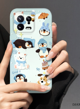 西高地小狗适用于小米14手机壳菲林壳高级13pro硅胶防摔12Spro全包镜头11卡通支架10男女防摔挂绳13Ultra超薄