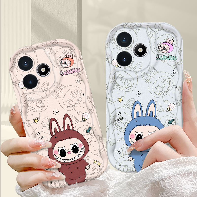 适用于红米Note14手机壳奶油纹拉