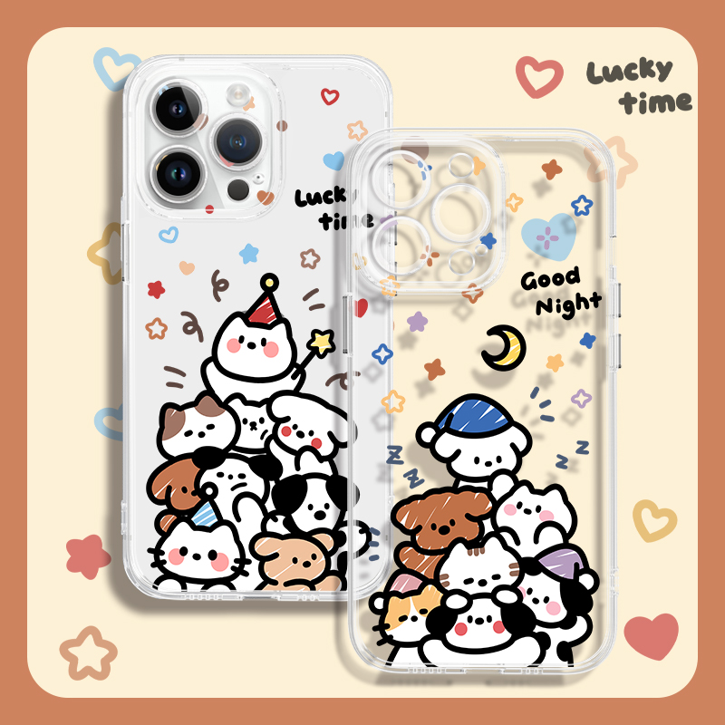 个性全包防摔直边透明软壳