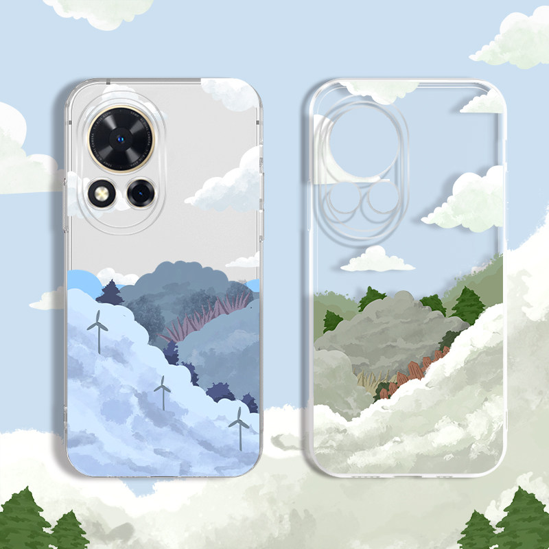 冬季屿松适用于华为nova12手机壳