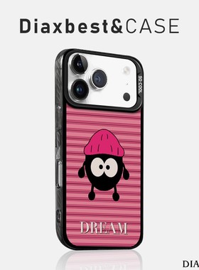 适用opporeno14手机壳新款大眼煤球Reno13pro高级手链RENO12磨砂彩银remo11PRO+防摔10por全包9/8/7女6/5k硬