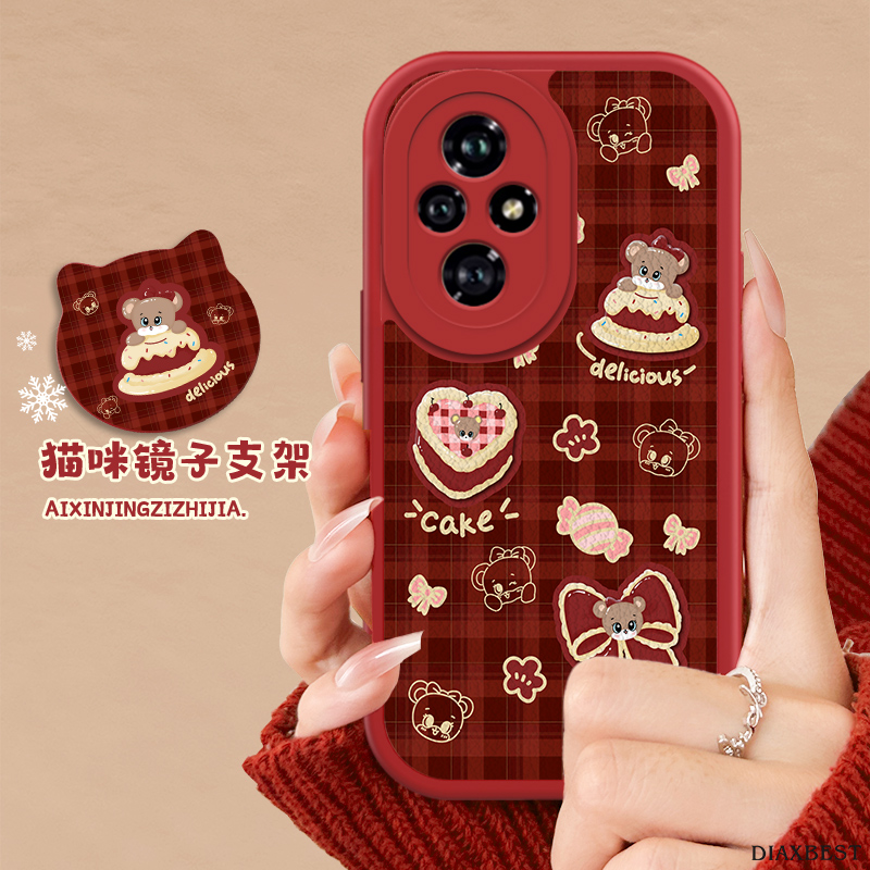 适用于华为荣耀200手机壳羊皮