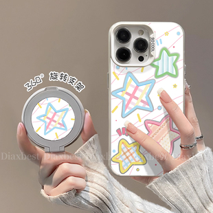 ace3彩银14 nova14支点p80一 多巴胺星星适用苹果17promax手机壳iPhone16Pro华为mate80 70荣耀400小米15新款