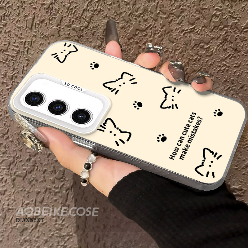 适用于三星GalaxyS24手机壳线猫